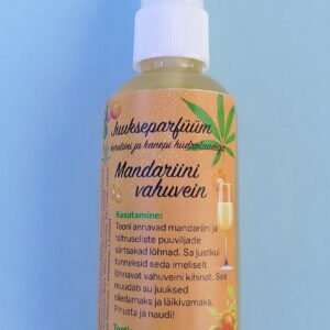 Juukseparfüüm - Mandariini Vahuvein - keratiini ja kanepi hüdrolaadiga 50 ml
